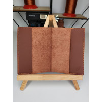 Обкладинка для паспорта Кайзер матова Коньяк Обкладинка для паспорта Кайзер матова Коньяк
